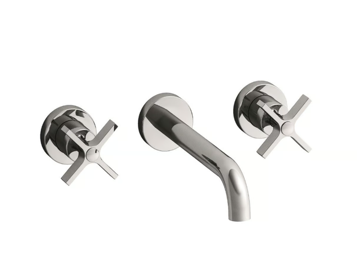 CROSS ROAD CRICR242 - 3 hole wall-mounted washbasin mixer _ CRISTINA Rubinetterie